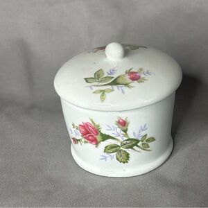 Vintage Giftco Ceramic Stamp Dispenser With Roses